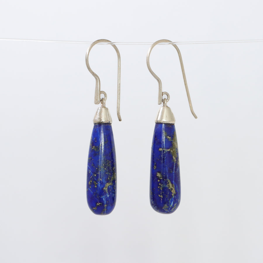 Lapis Lazuli teardrop earrings