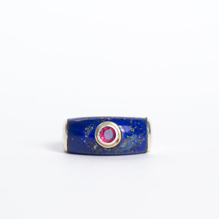 Lapis Lazuli inlaid ring