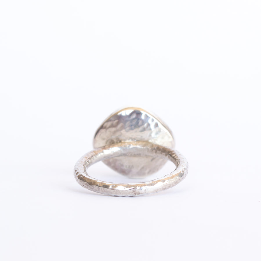 Diamond shaped Aquamarine ring