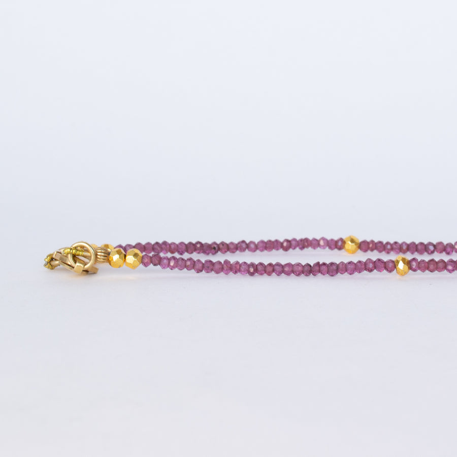 Inlaid Ruby necklace