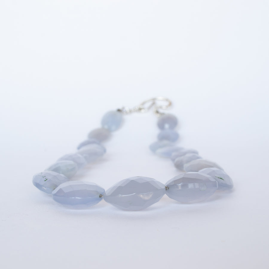 Blue Chalcedony necklace