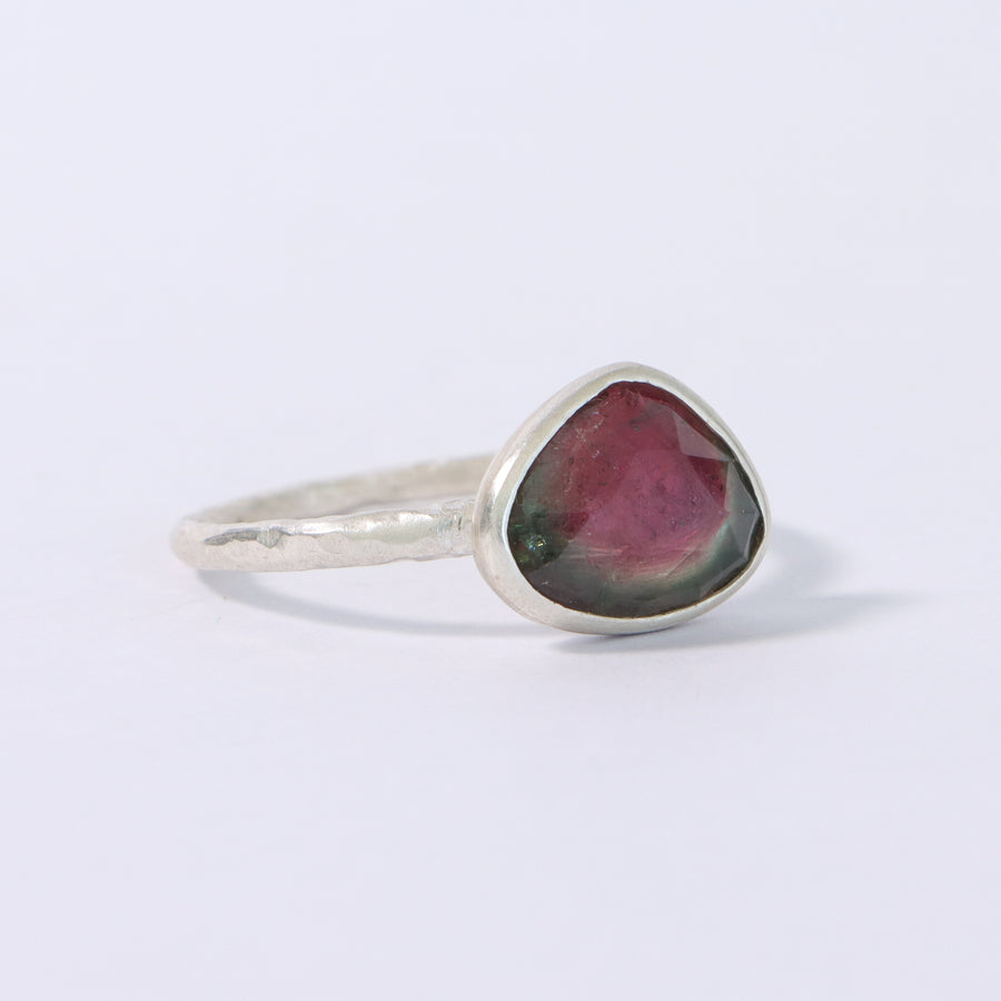 "Carry me" Watermelon Tourmaline ring