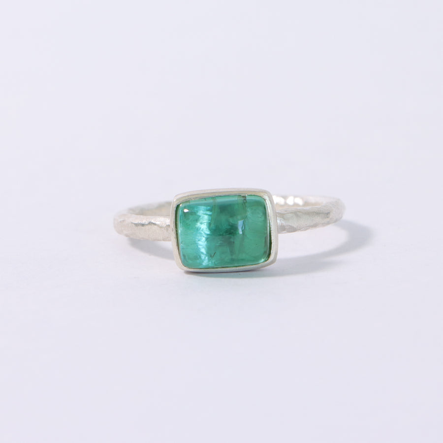 "Always with you" Green Tourmaline ring