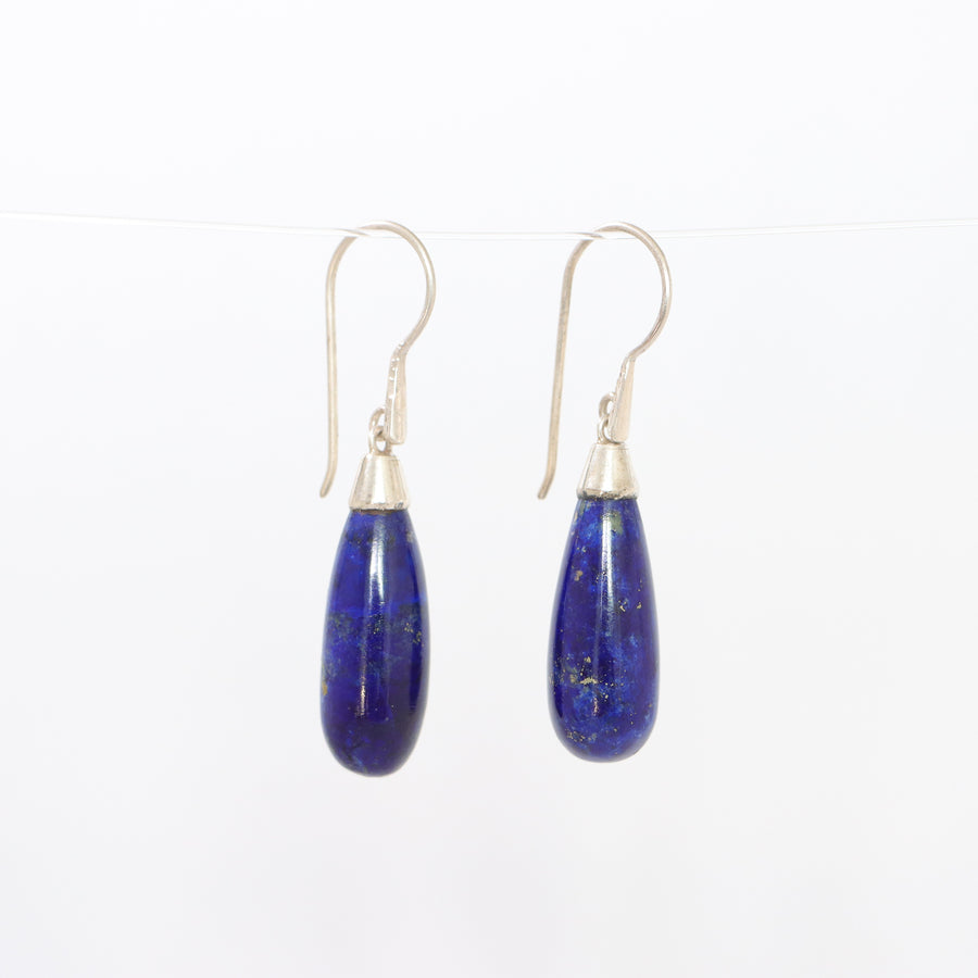 Lapis Lazuli teardrop earrings